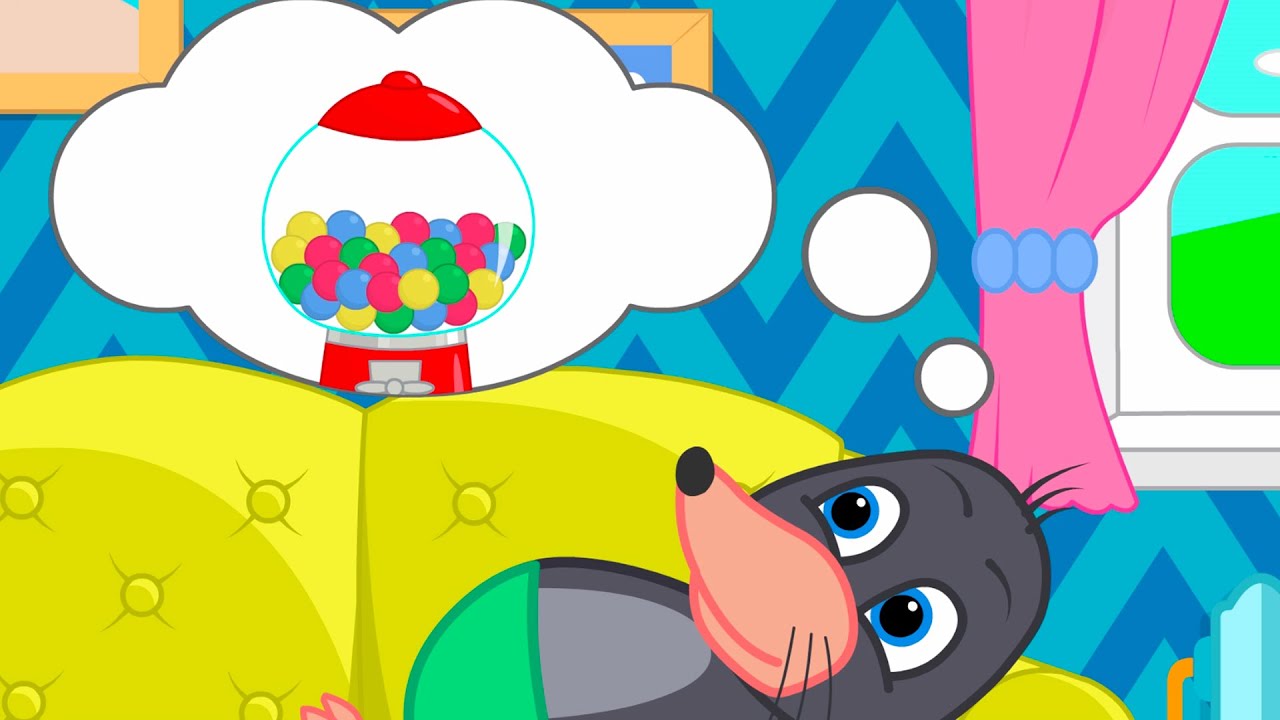 Benny Mole em Português Brasil - Eu sonho com a Máquina de Gumball Desenho Infantil
