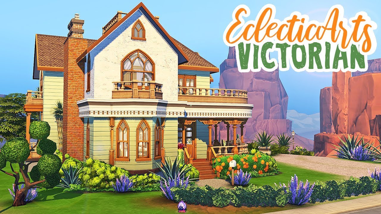 Эклектичное искусство викторианской эпохи || The Sims 4: Скоростное строительство