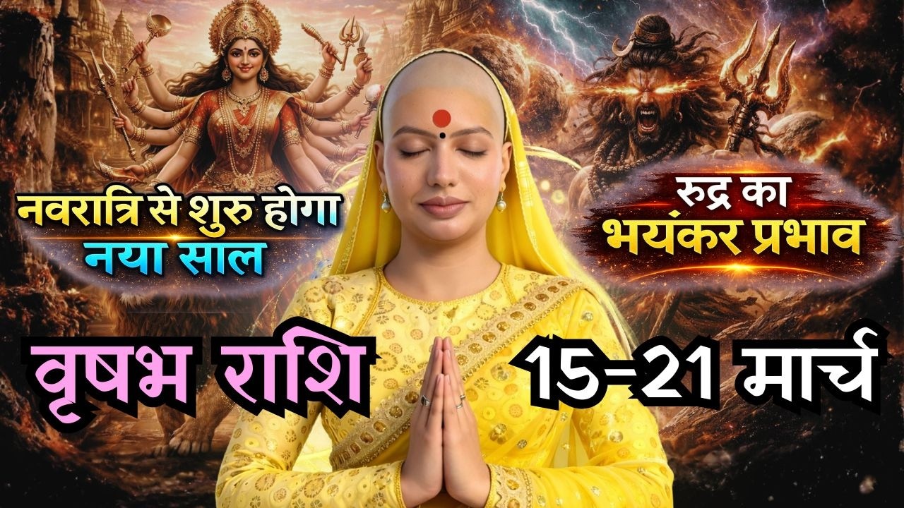 वृषभ 15-21 मार्च  राशिफल 2026 | मार्च राशिफल | वृषभ राशिफल | Vrisabh rashifal | March rashifal