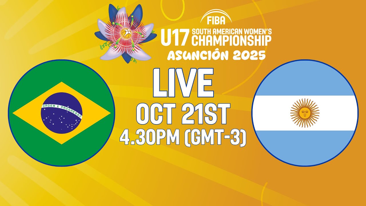 Brazil v Argentina | Full Basketball Game | FIBA U17 South American Women's Championship 2025