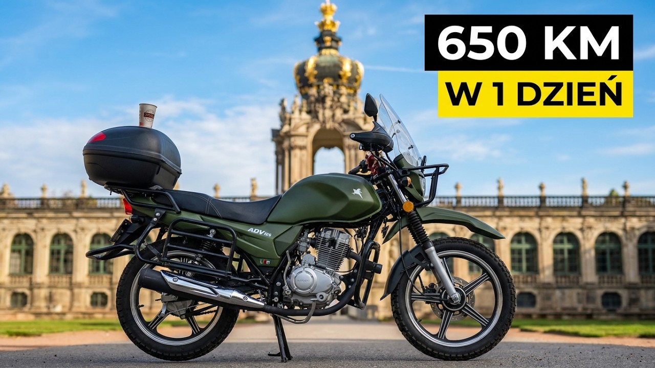 Romet ADV 125 | Wycieczka do Drezna | 650 km w 1 dzień |