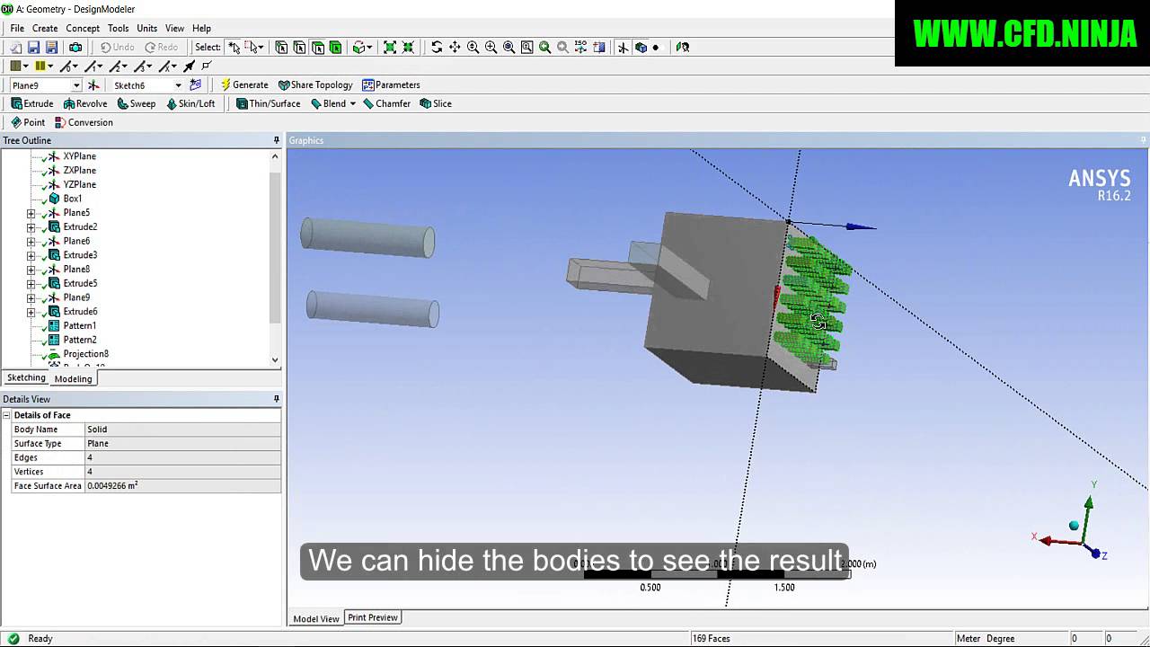 ✅ ANSYS DESIGN MODELER - Projection vs Imprint Face - Basic Tutorial 12