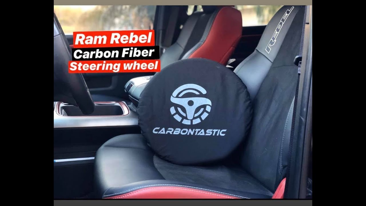 Ram Rebel Custom Carbontastic Steering Wheel | Ram 1500 Carbon Fiber Steering Wheel.