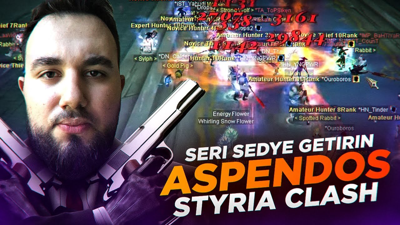 TRSRO ASPENDOS | STYRIA CLASH #1 WITH SUN SPEAR | Silkroad Online 2021