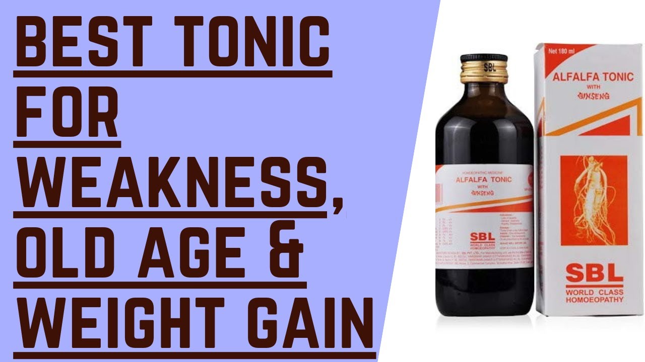 sbl alfa alfa tonic || best homeopathic tonic for weakness || best homeopathic tonic for old age !