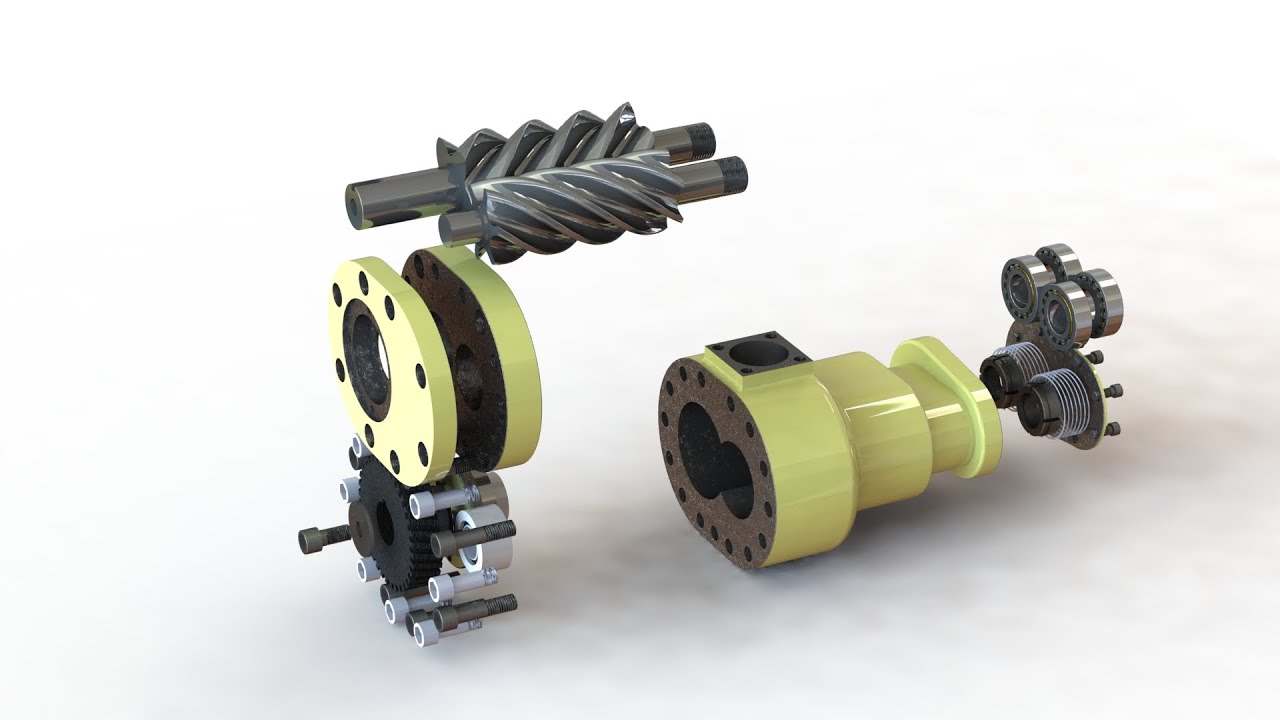 Assembly and disassembly Screw Compressor