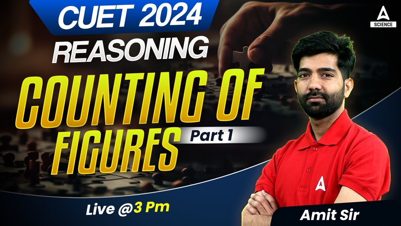 CUET 2024 Reasoning | Counting Of Figures | CUET 2024 Preparation ( Part 1 )