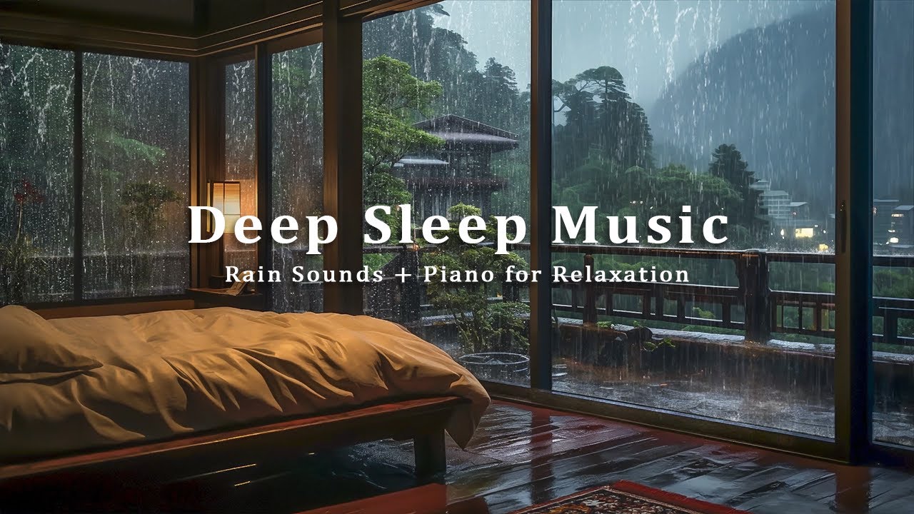 Relaxing Sleep Music + Insomnia | Rain Sounds to Healing, Stop Overthinking & Stress Relief, Calming