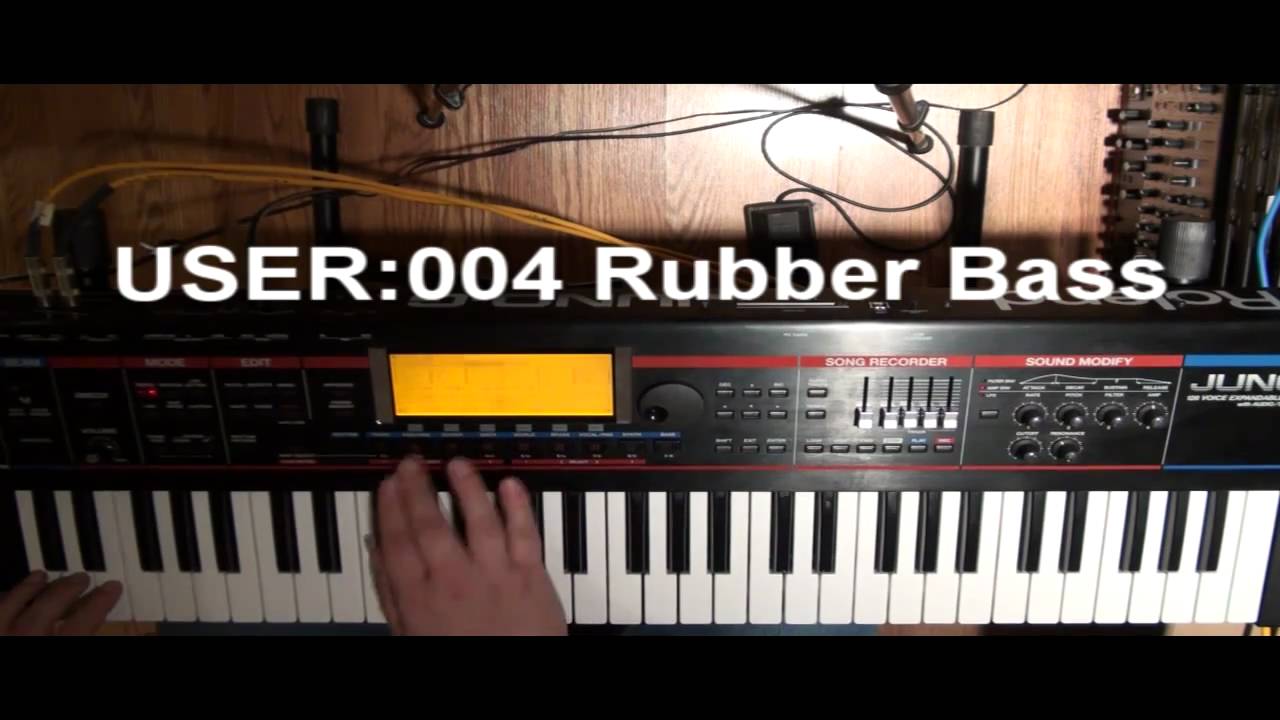 Roland Juno-G BASS demos
