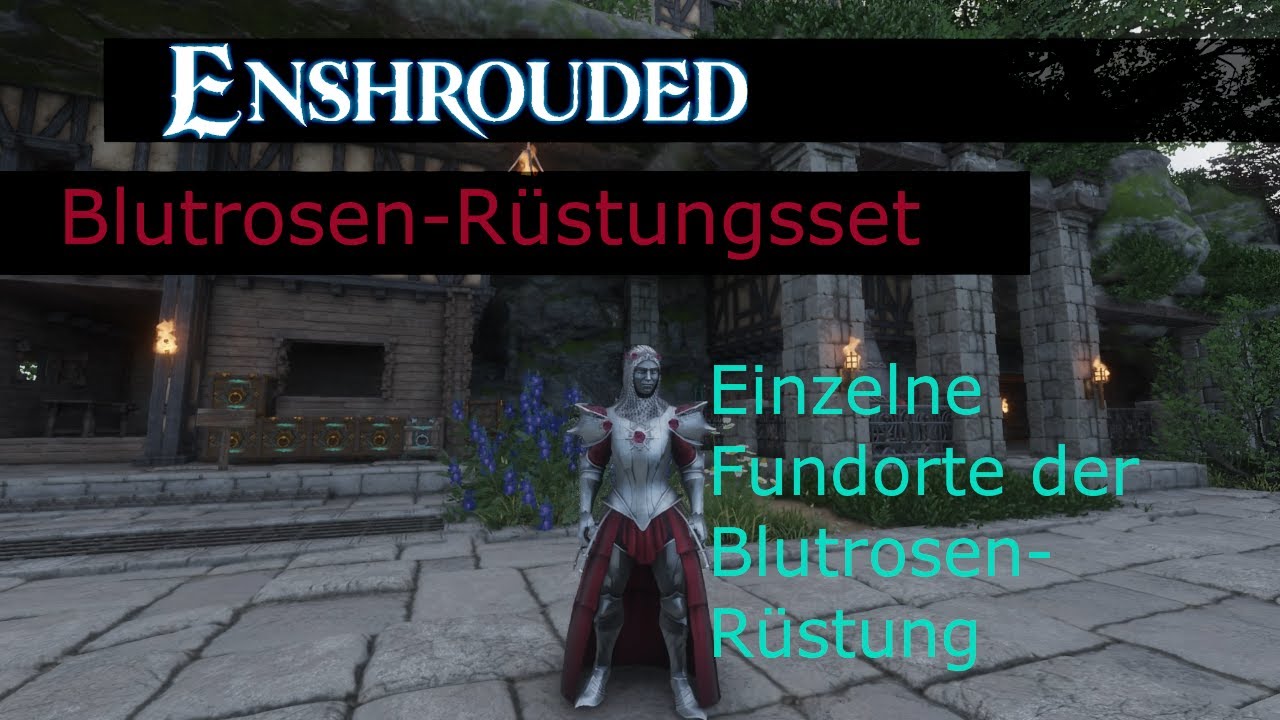 Enshrouded: Blutrosen Rüstungsset