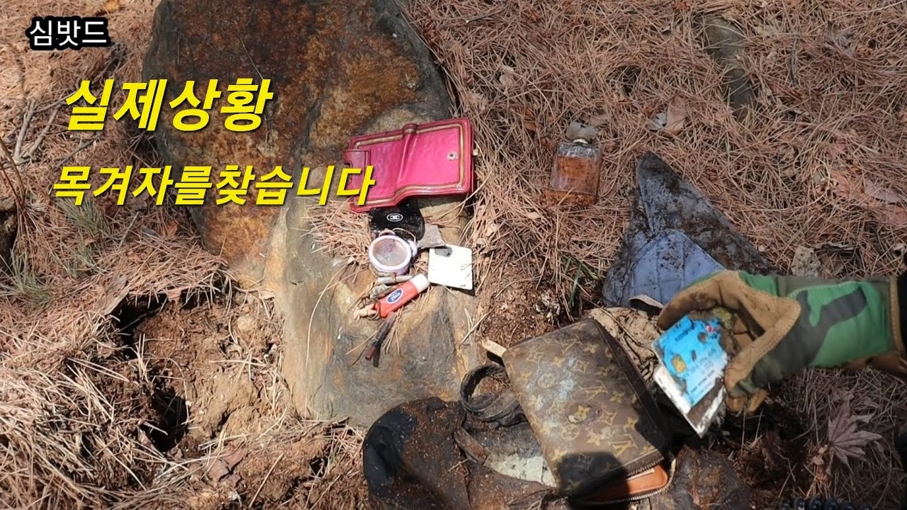 심밧드 금속탐지기 실제상황 1부 목격자를찾습니다