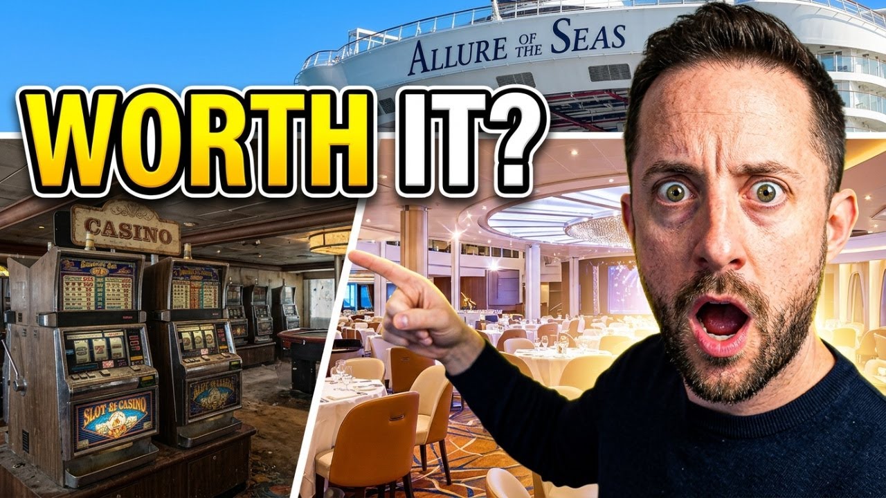 Видеообзор лайнера Allure of the Seas в формате 4K (2025) – попалубный осмотр после модернизации ...