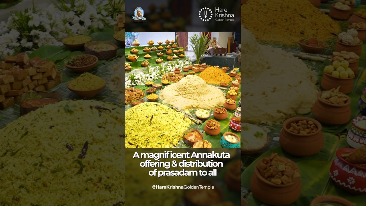 Annakuta Mahotsavam | Govardhana Puja & Karthika Deepotsavam 2025 | Hare Krishna Golden Temple