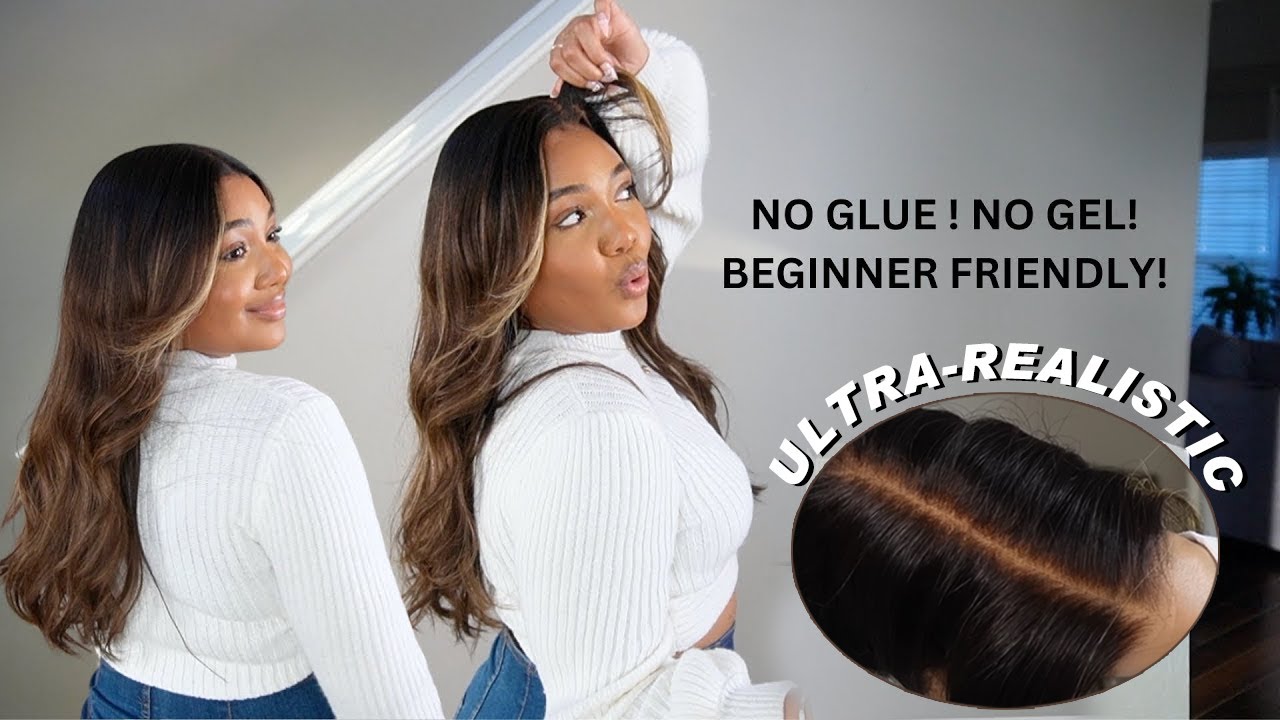 ULTRA REALISTIC WIG! BEST GLUELESS WIG FOR BEGINNERS | LAYERED BROWN WIG WITH HIGHLIGHTS | HAIRVIVI