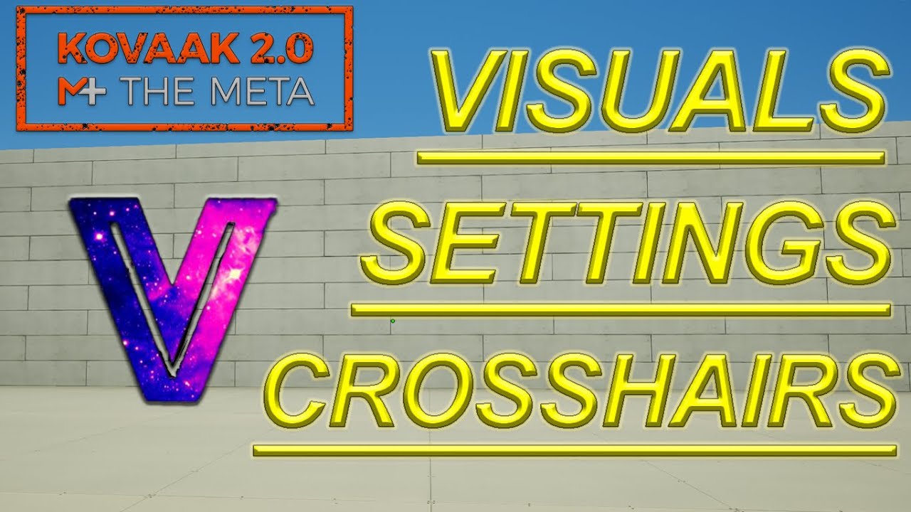 Best Grandmaster Visuals, Settings & Crosshairs for Kovaak 2.0 Aim Training