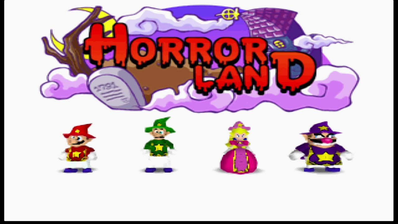 Mario Party 2 (N64) Gameplay: Horror Land (50 Turns)