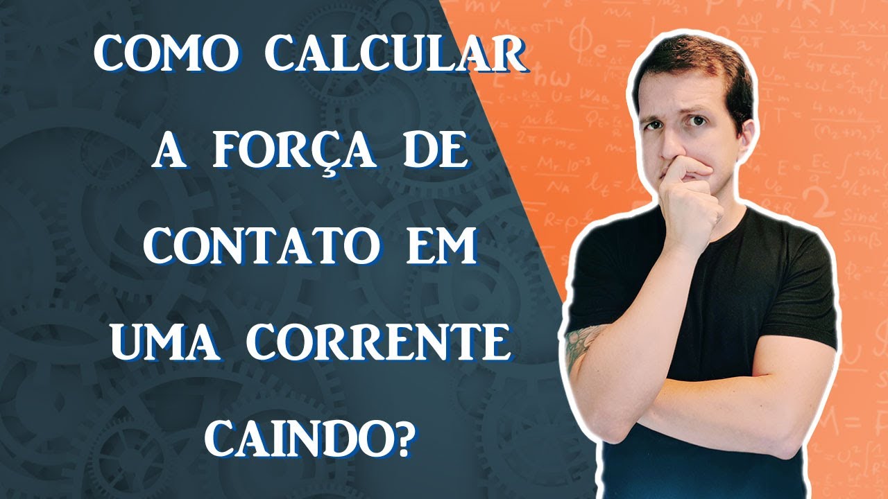 Como calcular a força de contato em uma corrente caindo? [Física nível ITA/IME/olimpíadas]