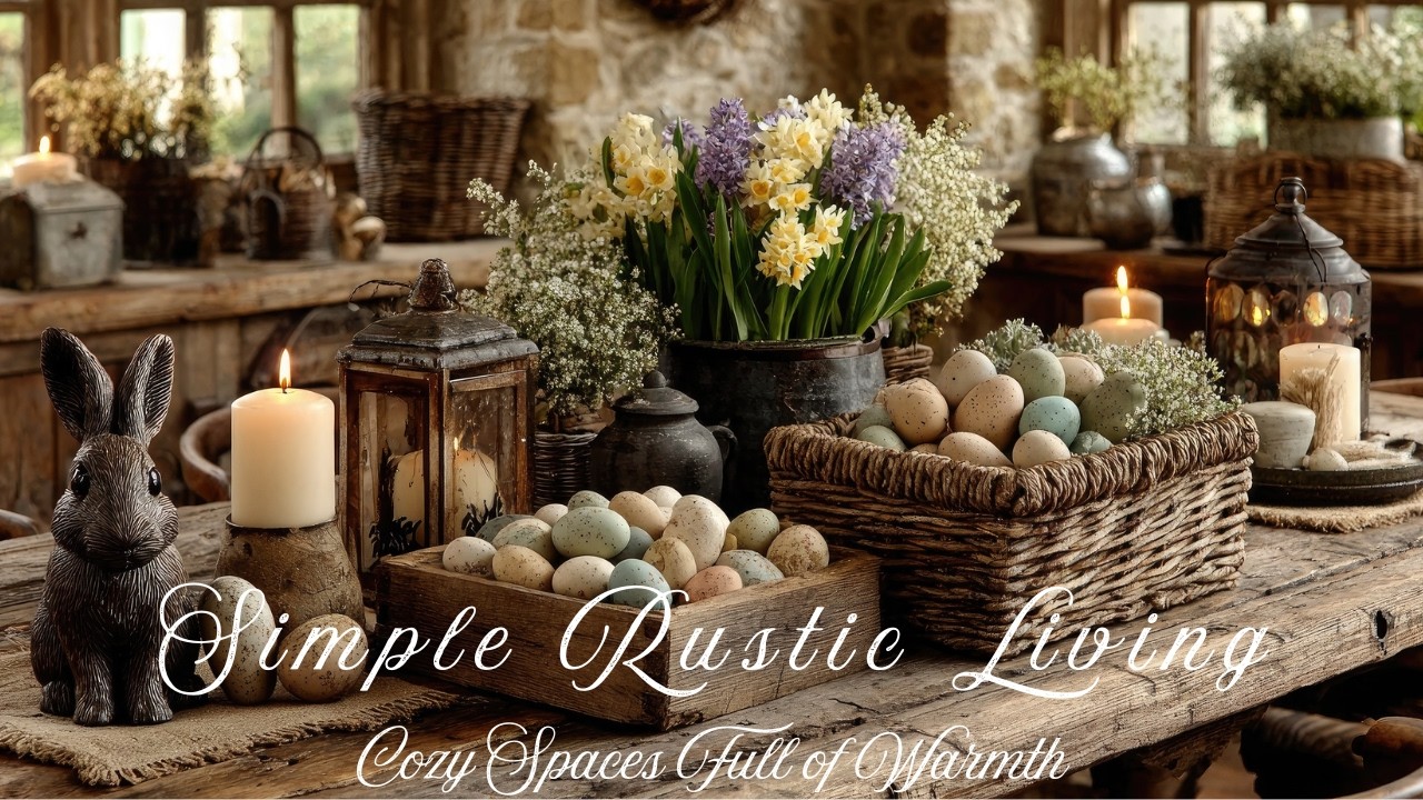 Simple Living Rustic Decor Ideas for a Cozy Vintage Home