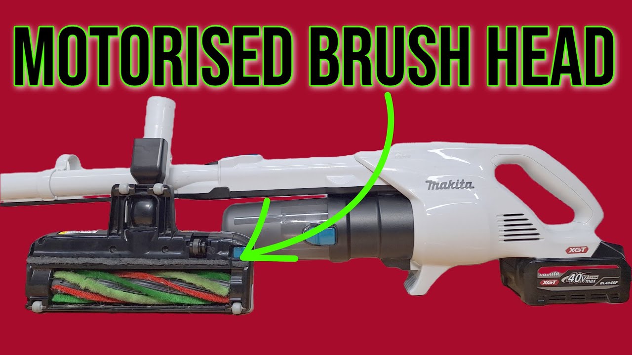 Makita 40v Motorised Brush Head Stick Vac is the New Standard in Cordless Vacs