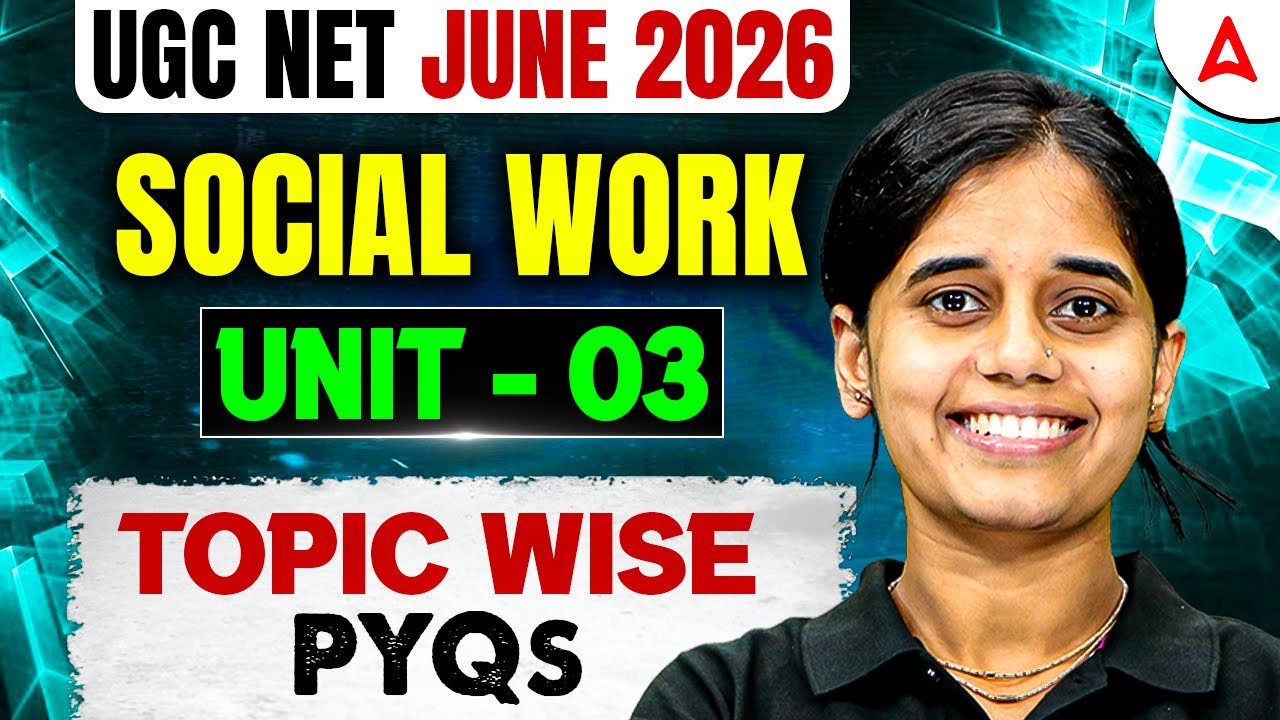 UGC NET Social Work | UGC NET Social Work Unit 3 Topic Wise PYQ's By Ritu Mam