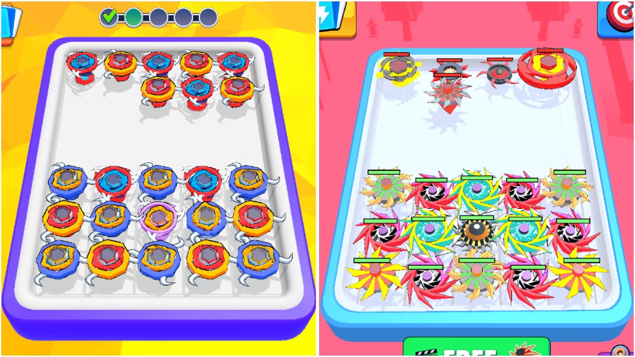 Blade Battle: Merge Master Vs Spinner Merge Max Level Gameplay