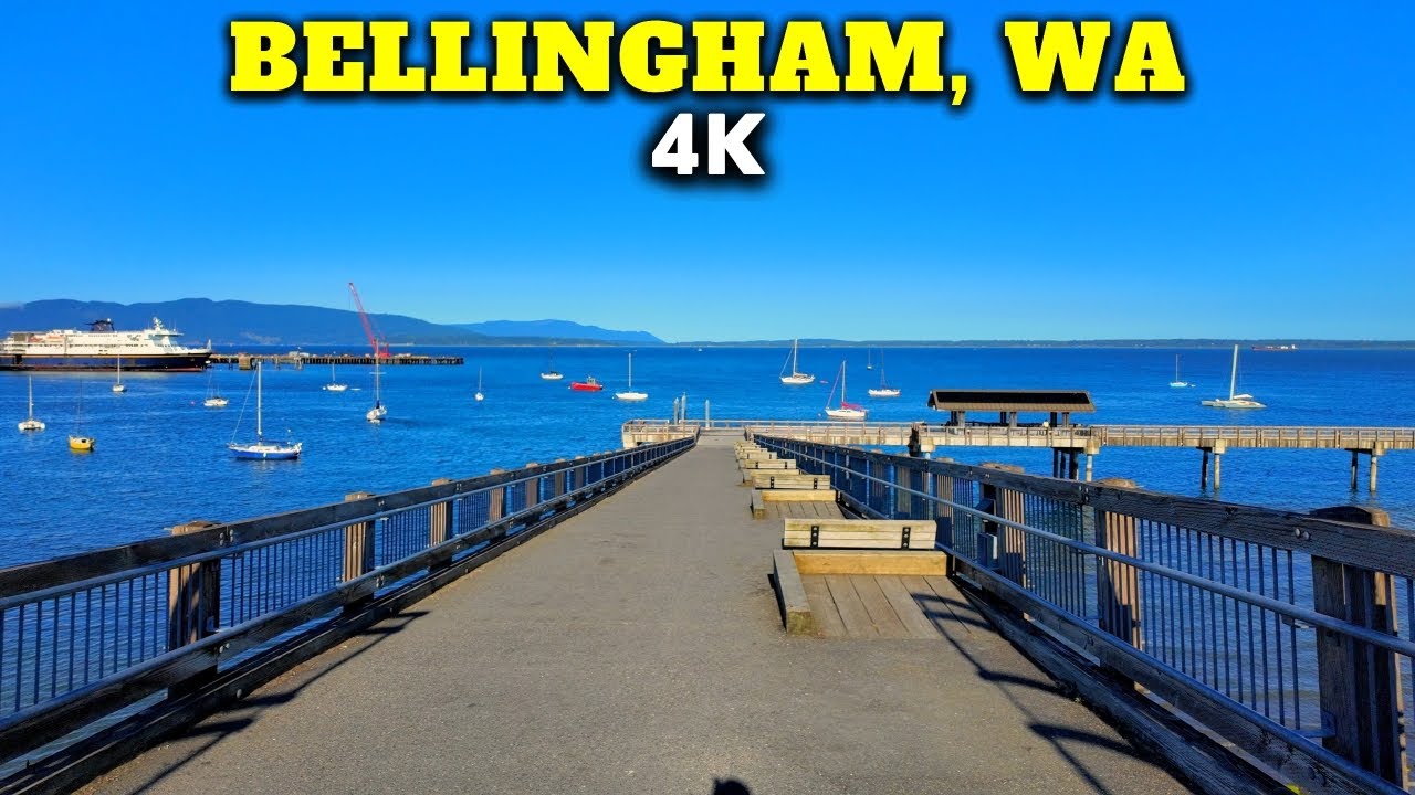 BELLINGHAM, WA | Boulevard Park Waterfront | 4K Walking tour 🇺🇸