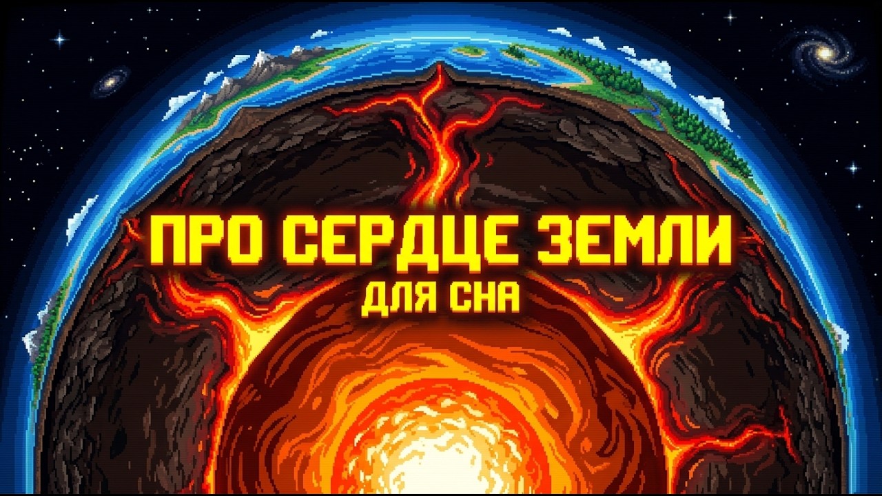 ЛЕКЦИЯ ДЛЯ СНА 🌙 Сердце Земли: Что скрывается в раскалённых недрах нашей планеты? | Засыпай