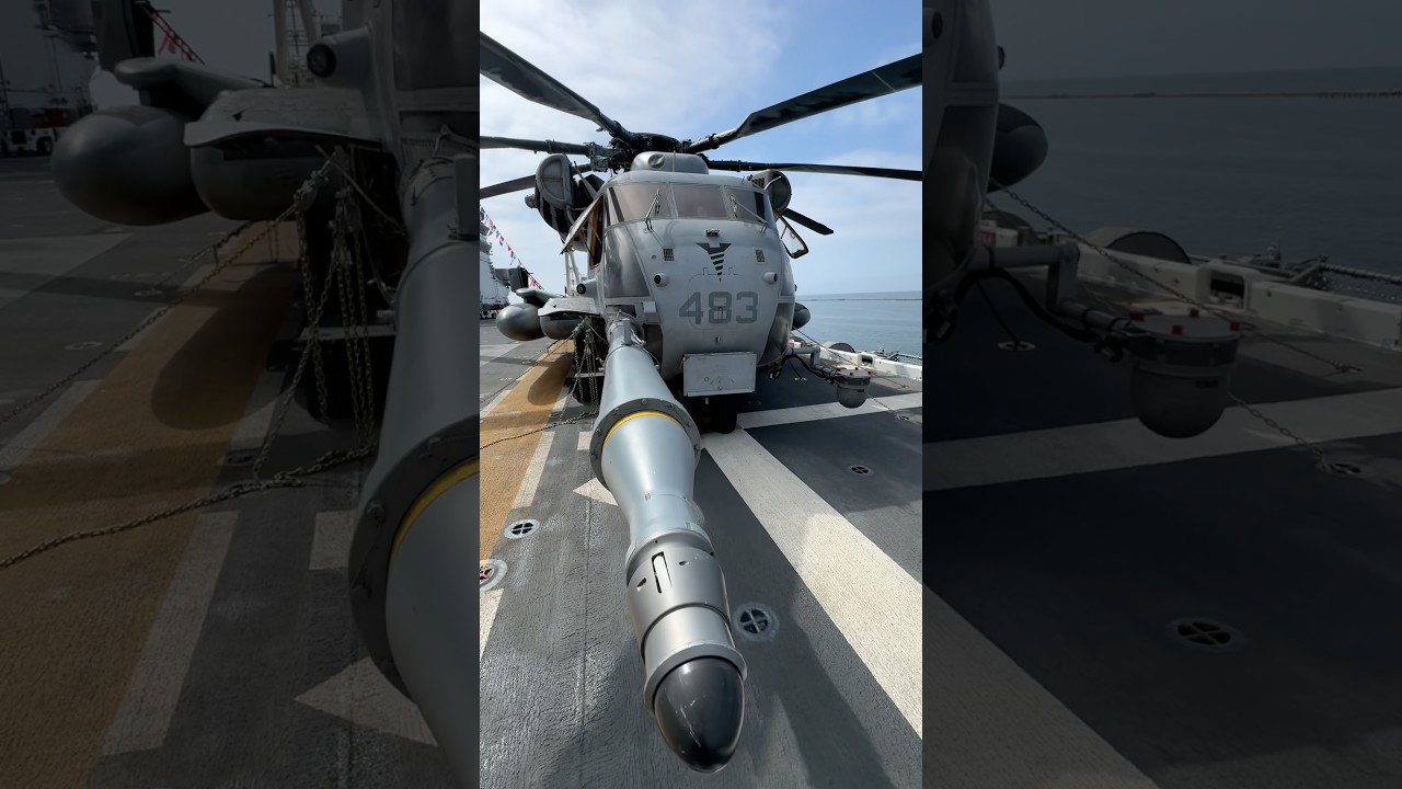 Самый мощный военный вертолет США. #Морпехи #CH53