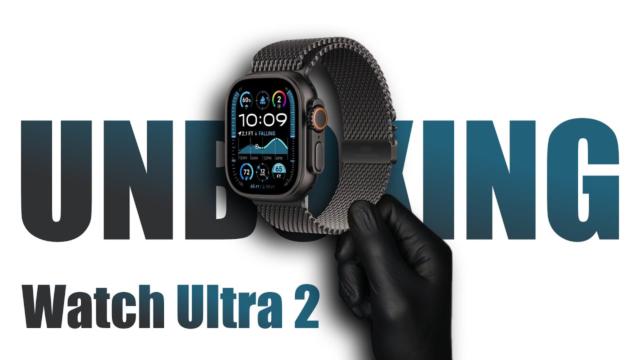 Apple Watch Ultra 2 Black (2024) - ASMR Unboxing