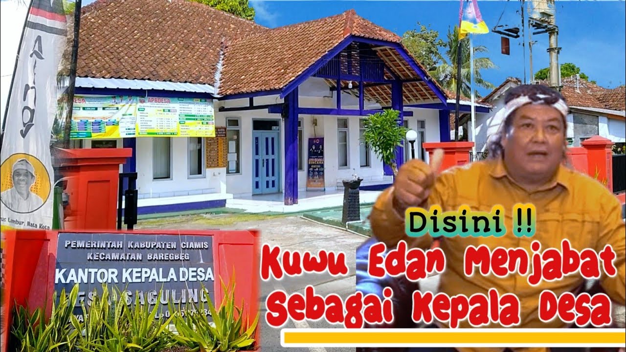 Jalan Ke Daerah Kuwu Edan di Desa Saguling Ciamis Jawa barat