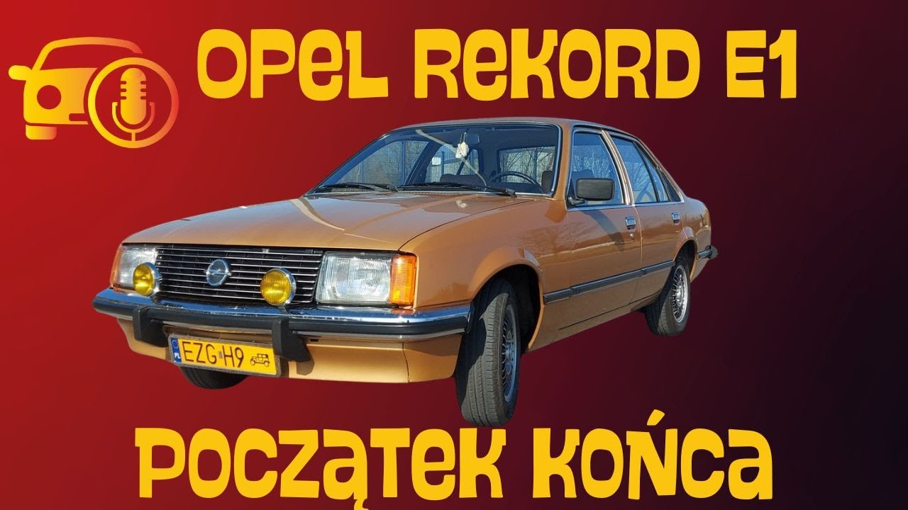 Opel Rekord E1: Początek końca