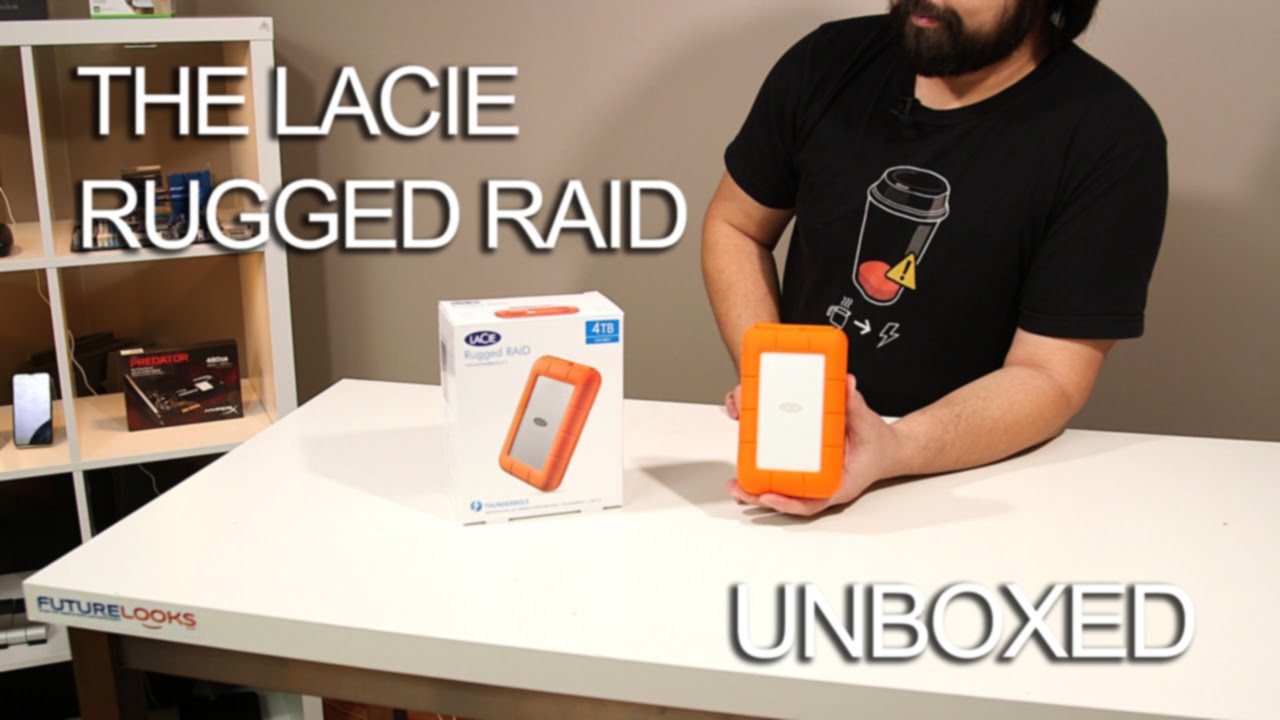 [HD] LaCie Rugged RAID 4TB Thunderbolt Portable Hard Drive Unboxed