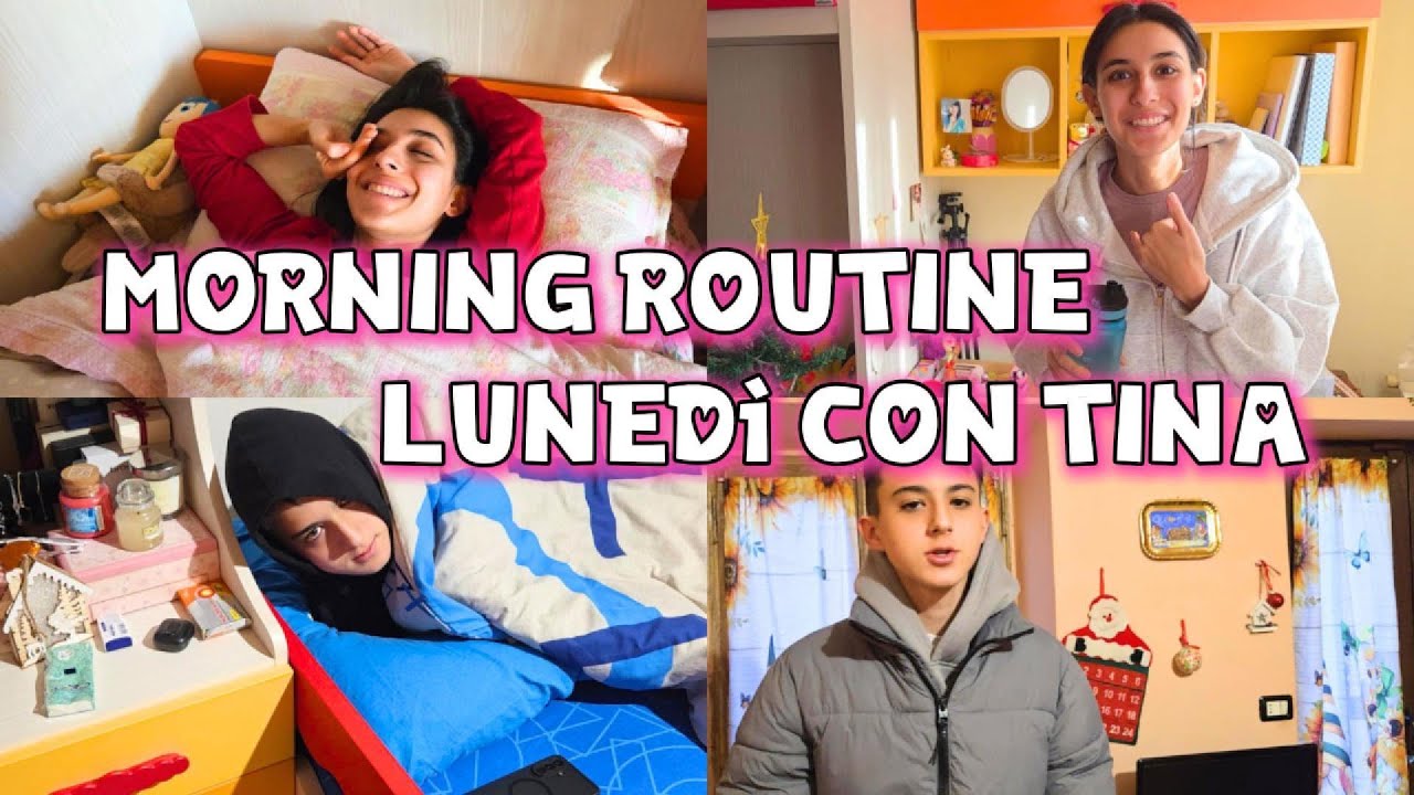 MORNING ROUTINE SPECIALE CON TINA ! VLOG REAL LIFE / tina e pippo review