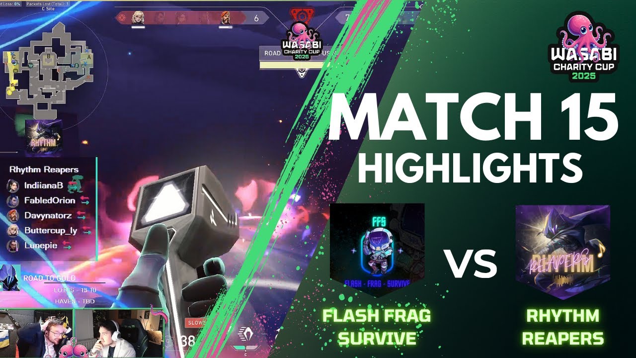 Flash Frag Survive vs Rhythm Reapers 💚 WCC 2025 - Match 15 Highlights