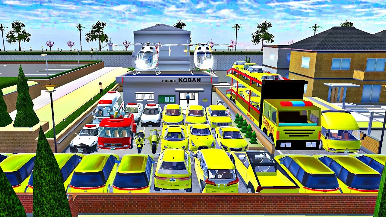 POLICE KOBAN - GOLDEN CAR 🪙 COLLECT ALL THE GOLDEN CARS AT THE KOBAN POLICE STATION 🪝🪙 - Sakura