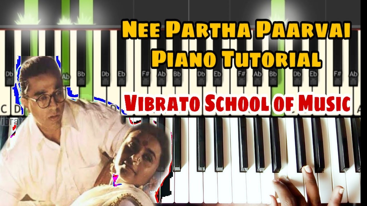 Nee Partha Paarvai | Piano Tutorial | Vibrato School of Music | #KamalHassan | #Ilayaraja