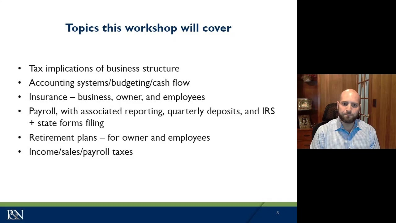 Accounting and Finance Basics for Entrepreneurs, Presented by Salvatore Russo