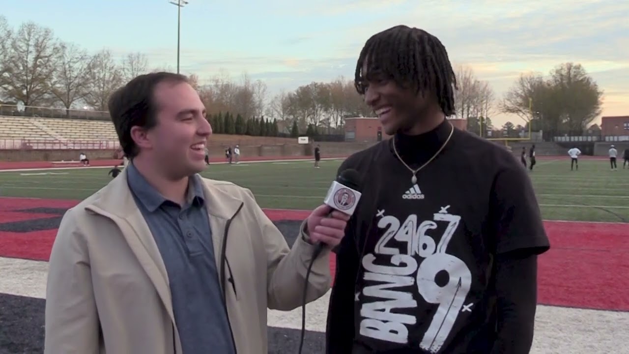 Five-star Aaron Gregory exclusive video interview, top three receiver in the 2026 class