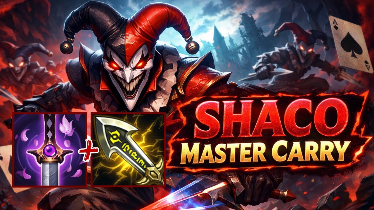Youmuus Rush Shaco carrying Master - S15 Ranked [League of Legends] Full Gameplay - Infernal Shaco
