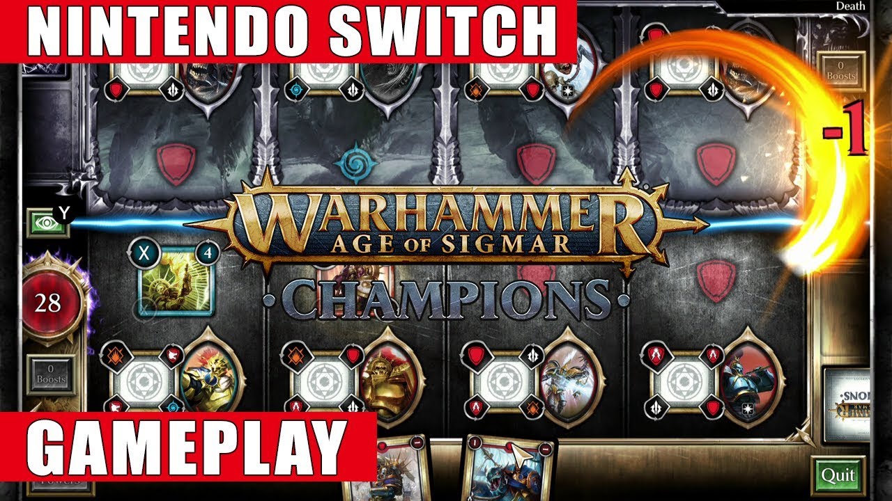 Warhammer Age of Sigmar: Champions Nintendo Switch Gameplay