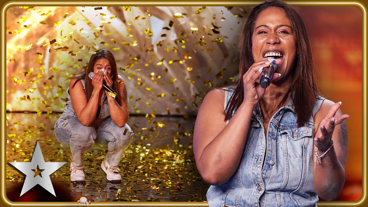 Taryn Charles' surprise vocals win a Golden Buzzer! | Unforgettable Audition | Britain's Got Talent