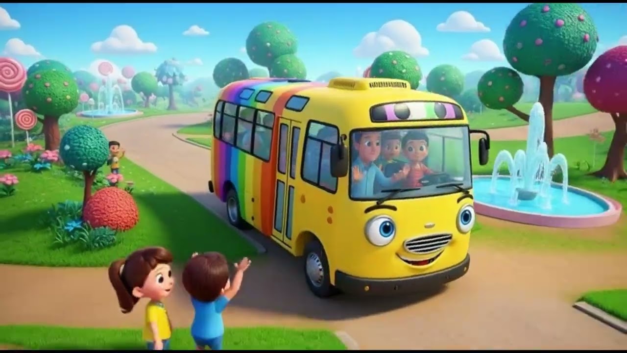 The Happy Musical Bus Baby Song   Nursery Rhyme