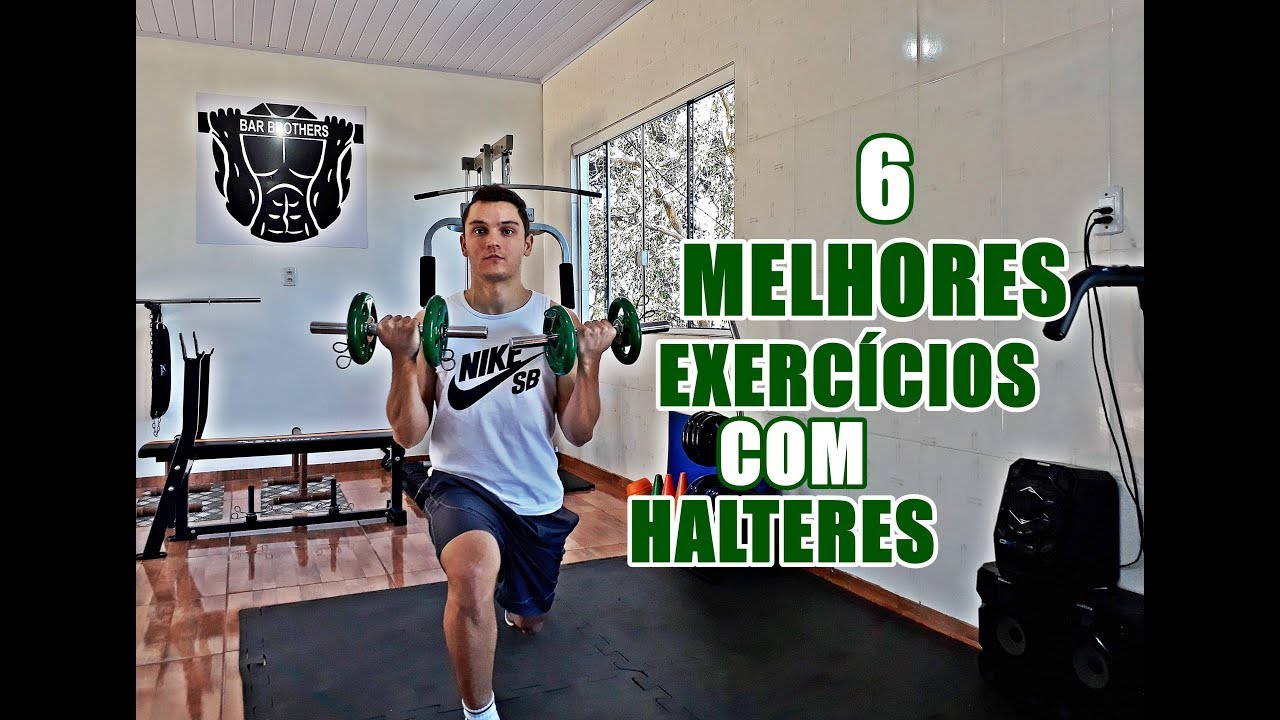 6 Execícios MAIS EFICIENTES com Halteres