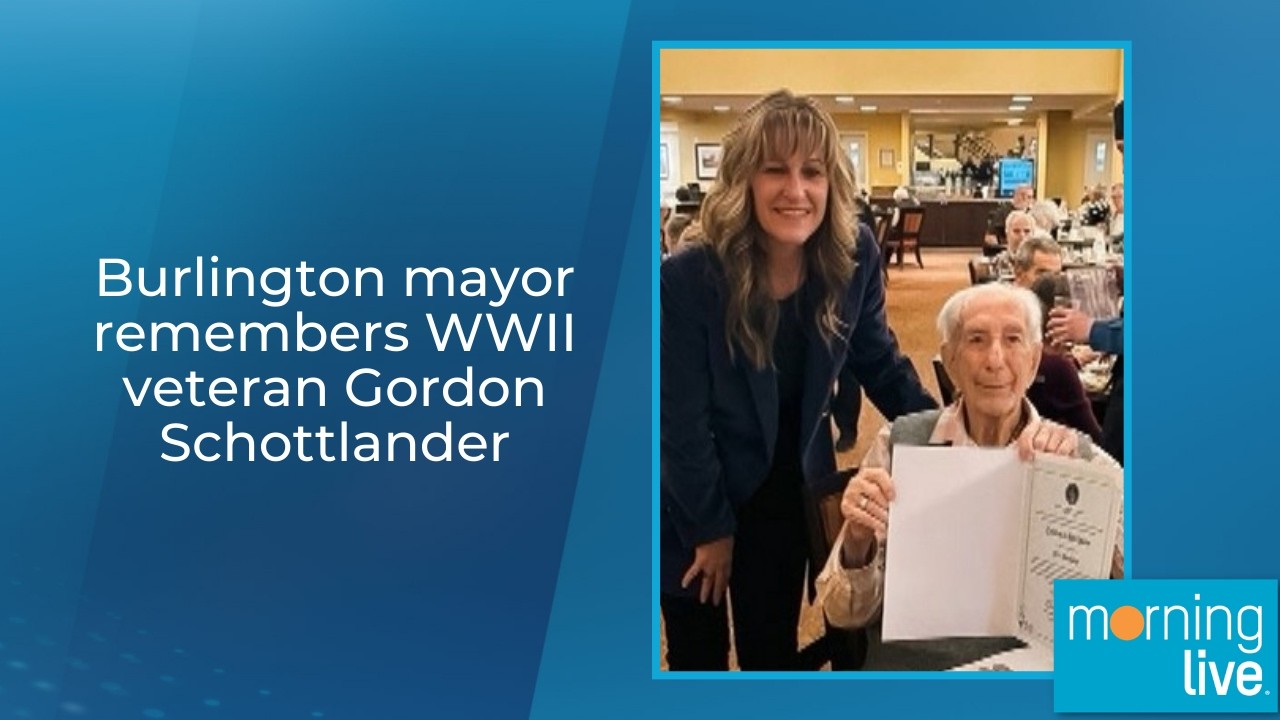 Burlington mayor remembers WWII veteran Gordon Schottlander