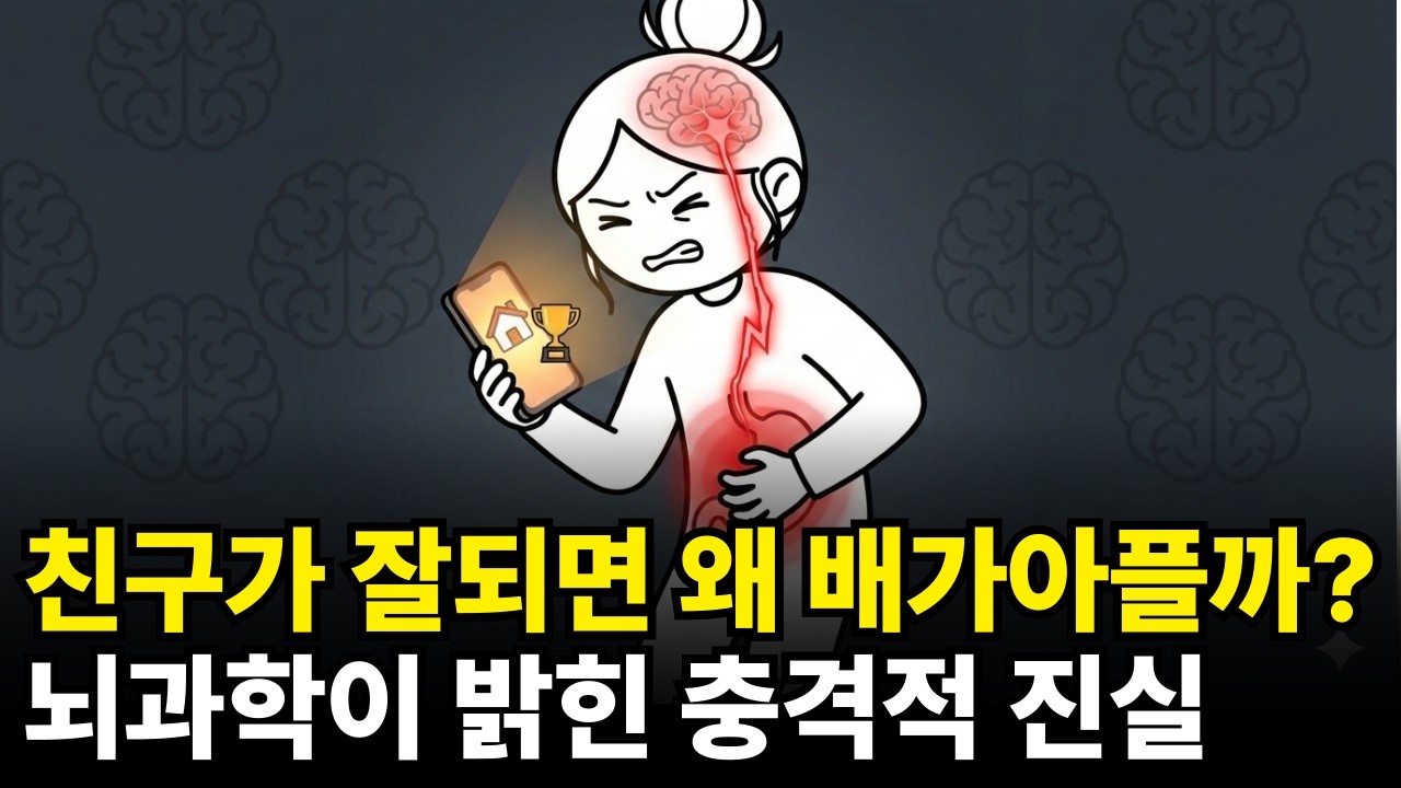 친구가 잘되면 왜 진짜로 '배'가 아플까