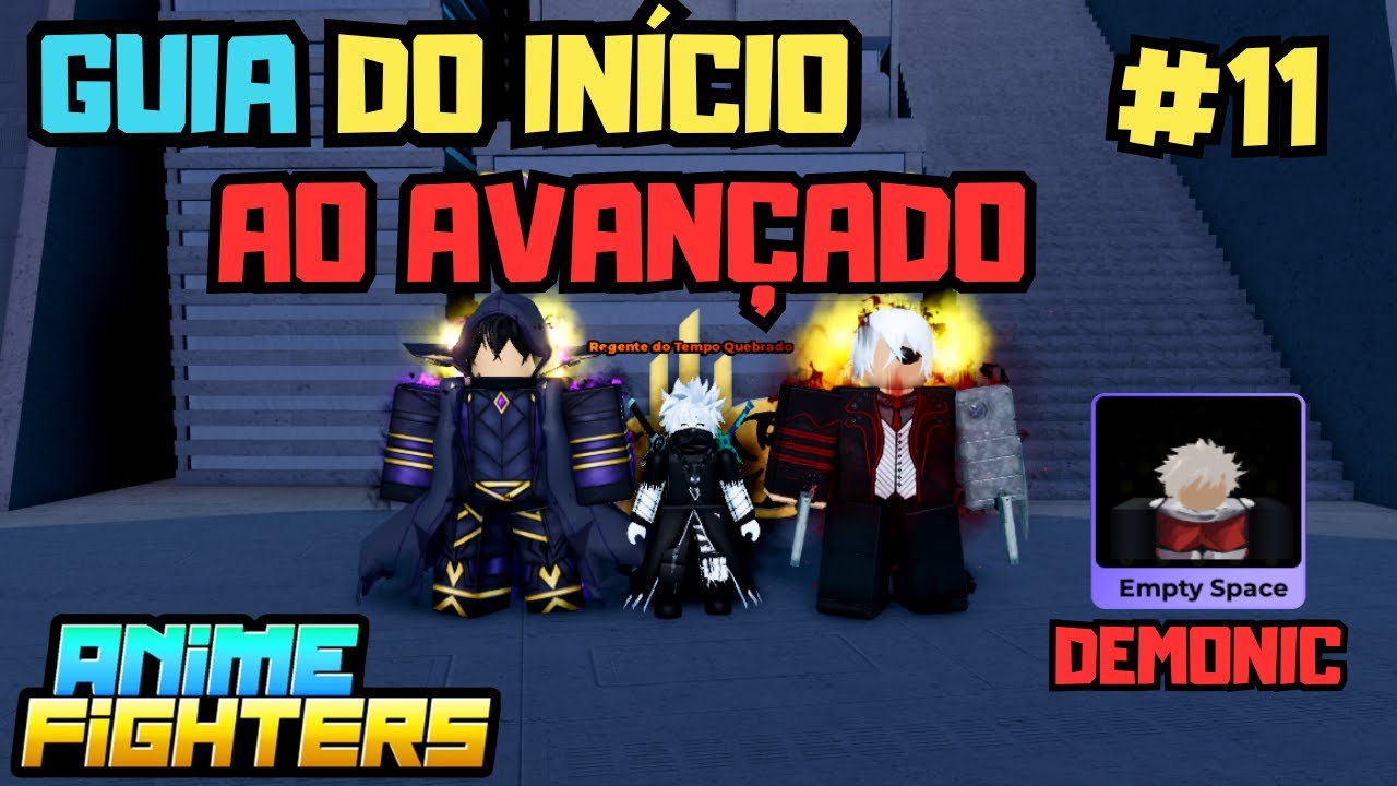 CONSEGUI O MELHOR AVATAR DEMONIC DE DAMAGE NO ANIME FIGHTERS! GUIA AFS #11