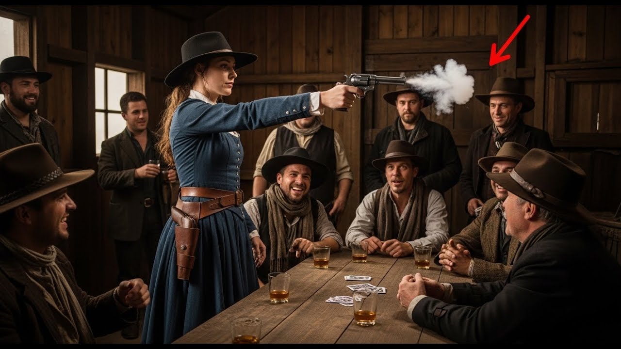 Outlaws Ignore A Widow's Warning Shot, Unaware Every Bullet Is Precisely Where Aimed