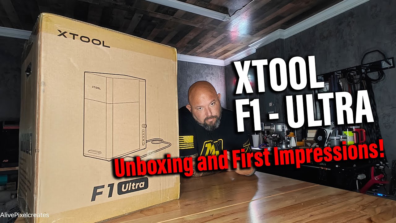 Xtool F1 Ultra Unboxing and First Testing!