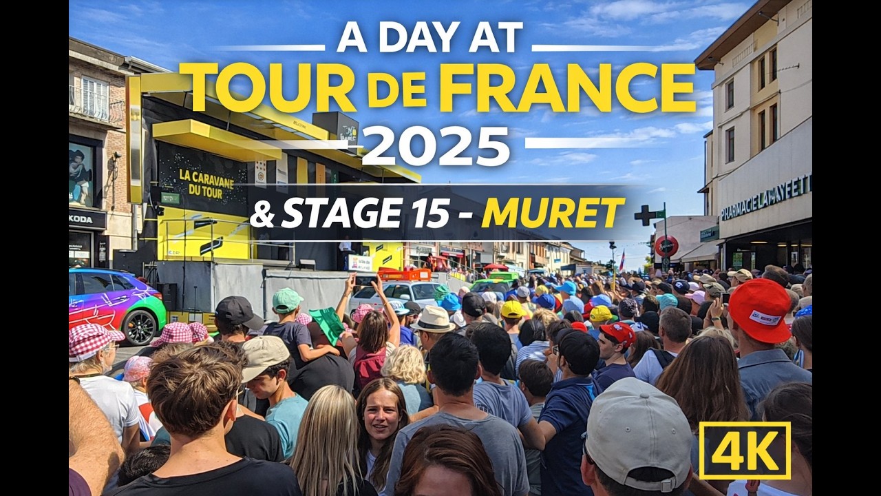 A Day at Tour de France 2025  Stage 15  Muret