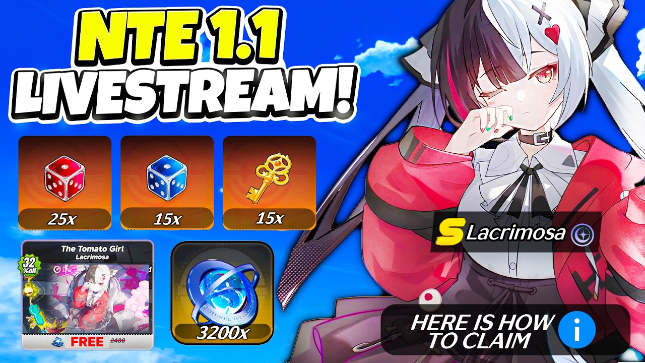 NTE 1.1 LIVESTREAM PROGRAM! Banners, Free Rewards, Kits, Collab, New Codes - Neverness To Everness